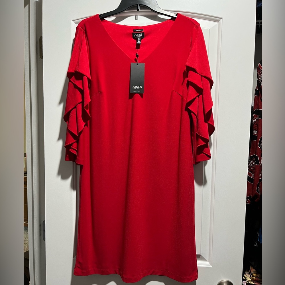 Jones New York red dress